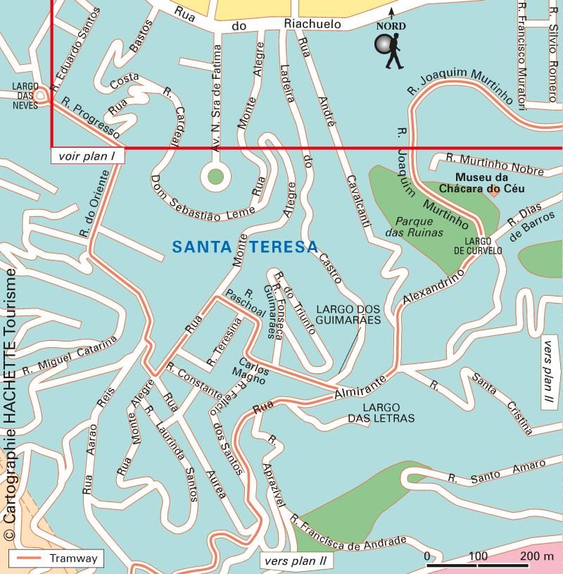 圣特雷莎里约热内卢地图