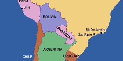 Rio grande河南美洲地图