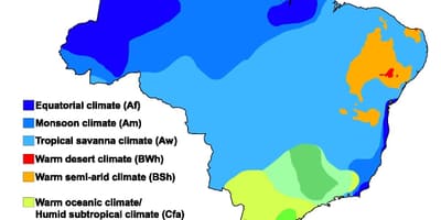 地图上的里约热内卢天气 